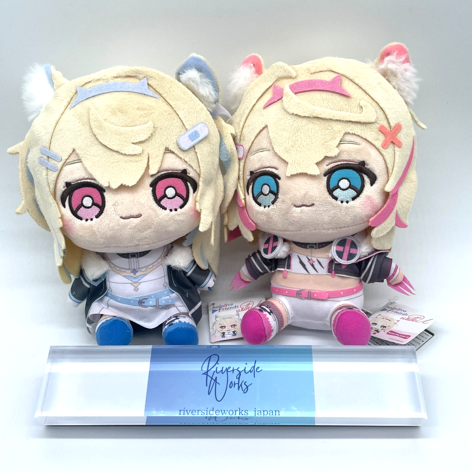 Hololive friends with u Fuwawa Mococo Abyssgard Plush Doll