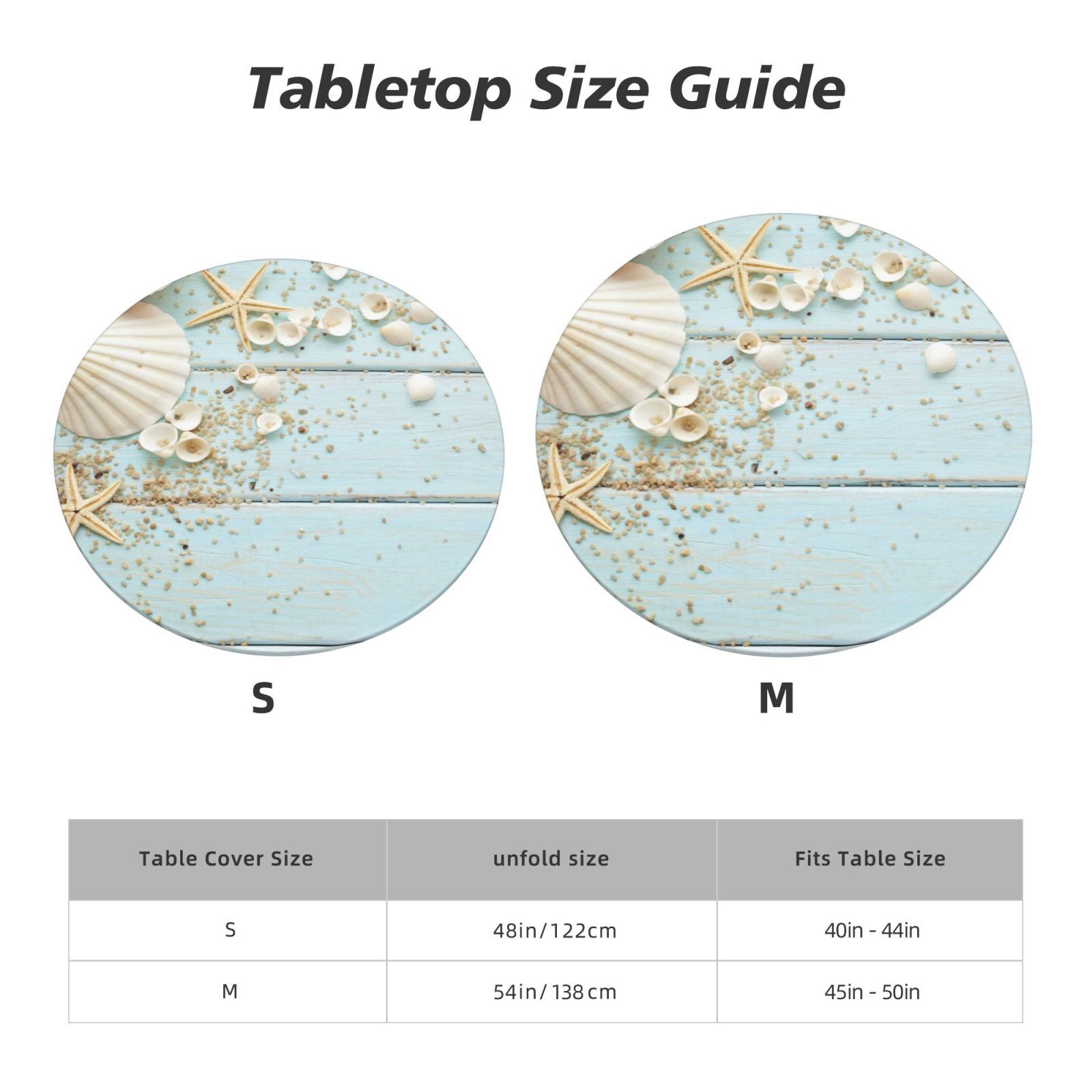 Round Tablecloth Elastic Edged Polyester Table Cover Waterproof Home Decorative