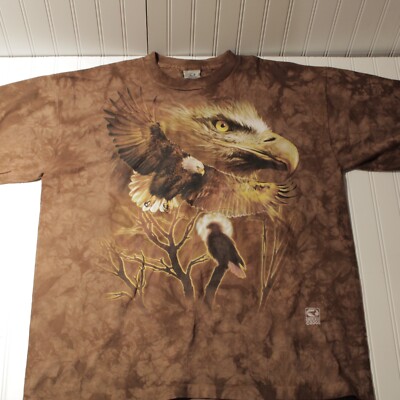 Vintage 2000 Liquid Blue Eagle RARE All Over Print t shirt XL NEW