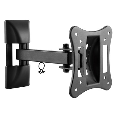 Full-Motion Tilt Swivel Corner TV LCD LED Wall Mount 17 19 20 21 22 23 24 26 27''