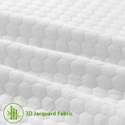 Full XL Mattress Topper Cover 3-4 Inch, Removable Zippered Viscose Made from ...