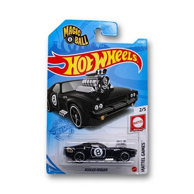 2021 Hot Wheels Rodger Dodger Magic 8 Ball Black 2/5 New Mattel Games 73/250