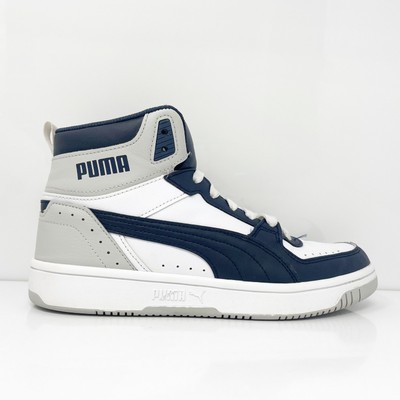 

Кроссовки Puma Boys Rebound Joy Jr 374687-14 White Basketball Shoes Размер 6.5C, Белый, Rebound Joy Jr