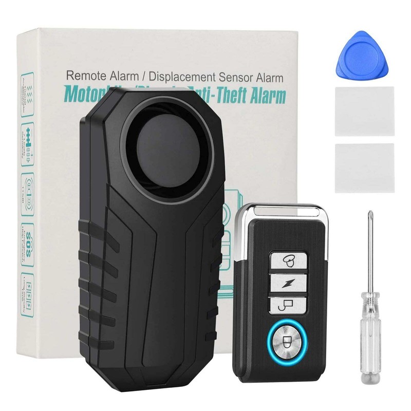 Wasserdichter Fahrrad-Vibrationsalarm Fahrzeugsicherheit Eindringlinge Abwehren