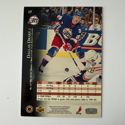 1995 Upper Deck Hockey #17 Dallas Drake Electric Ice