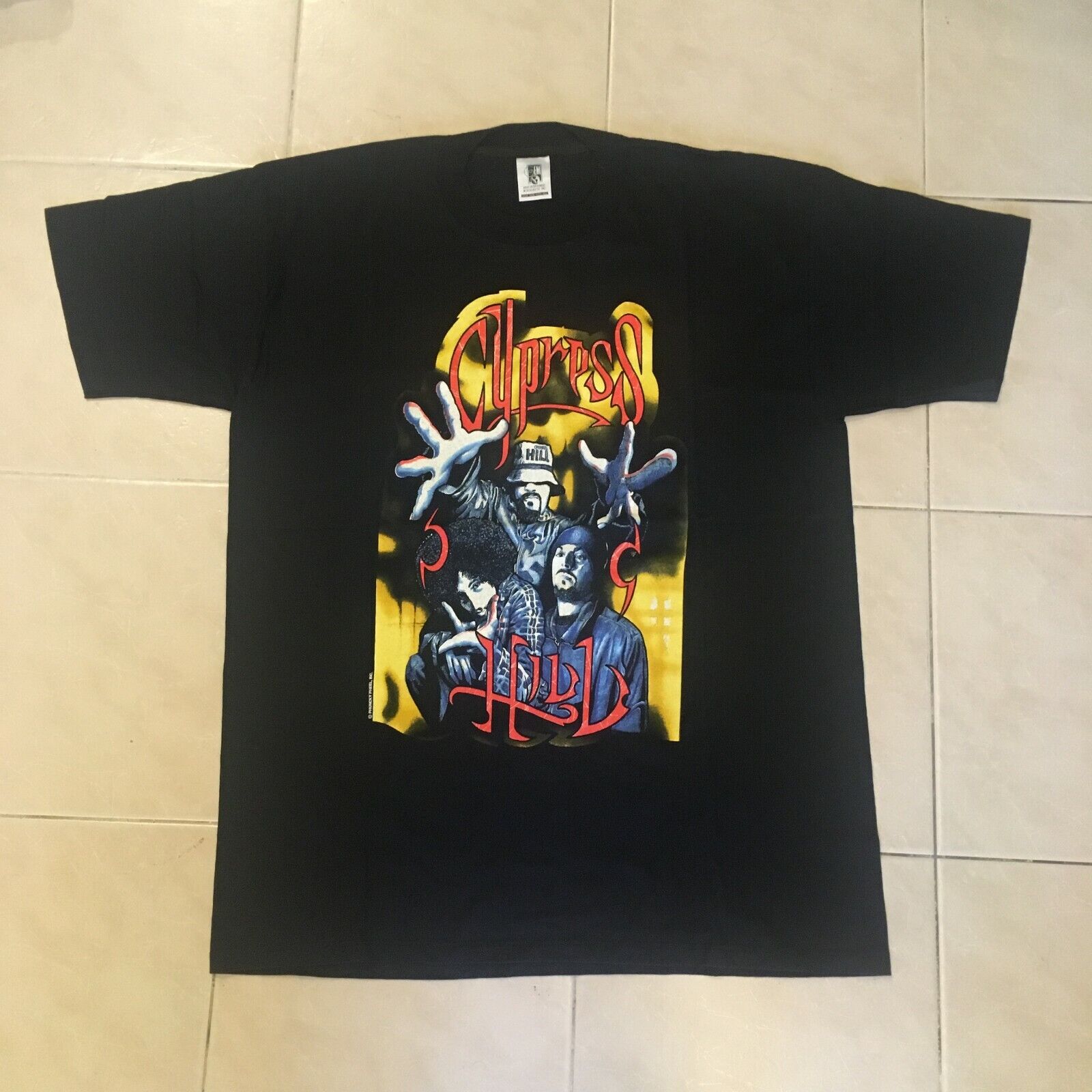 CYPRESS HILL Experience T-shirt - 90s Vintage Hip Hop Rap CYPRESS HILL Experience T-shirt - 90s Vintage Hip Hop Rap