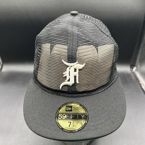 New Era 59FIFTY ブラック Fear of God 7 1/2 Fear of God Seventh Collection Essential 59Fifty Fitted Cap