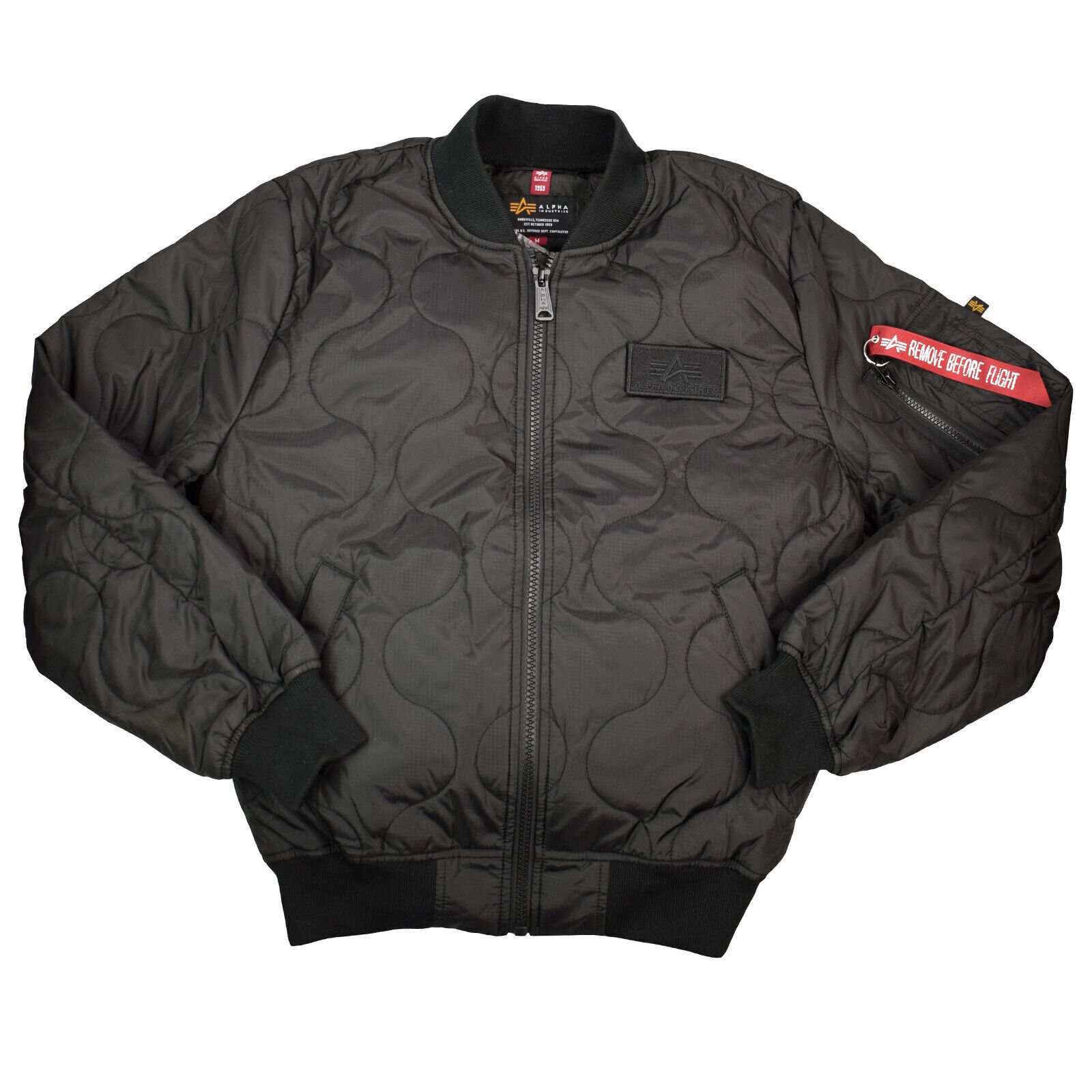 Alpha Industries Herren Jacke MA-1 ALS Schwarz 136135 Alpha Industries Herren Jacke MA-1 ALS Schwarz 136135