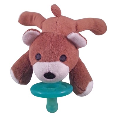 teddy bear plush animal pacifier