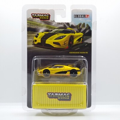 TARMAC WORKS 1:64 GLOBAL64 KOENIGSEGG AGERA RS YELLOW