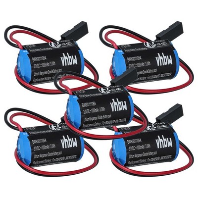 5x Batería para Siemens 6ES7971-1AAOO-OAAO, 6ES5980-OAE11, 6ES5980-OMA11