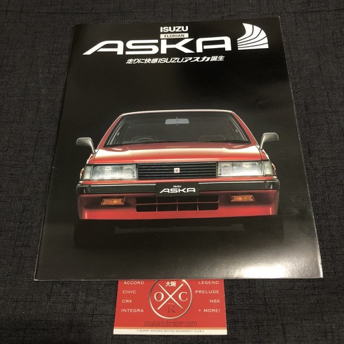 83-89 Isuzu Florian Aska Brochure JDM Catalog Rare 84 85 86