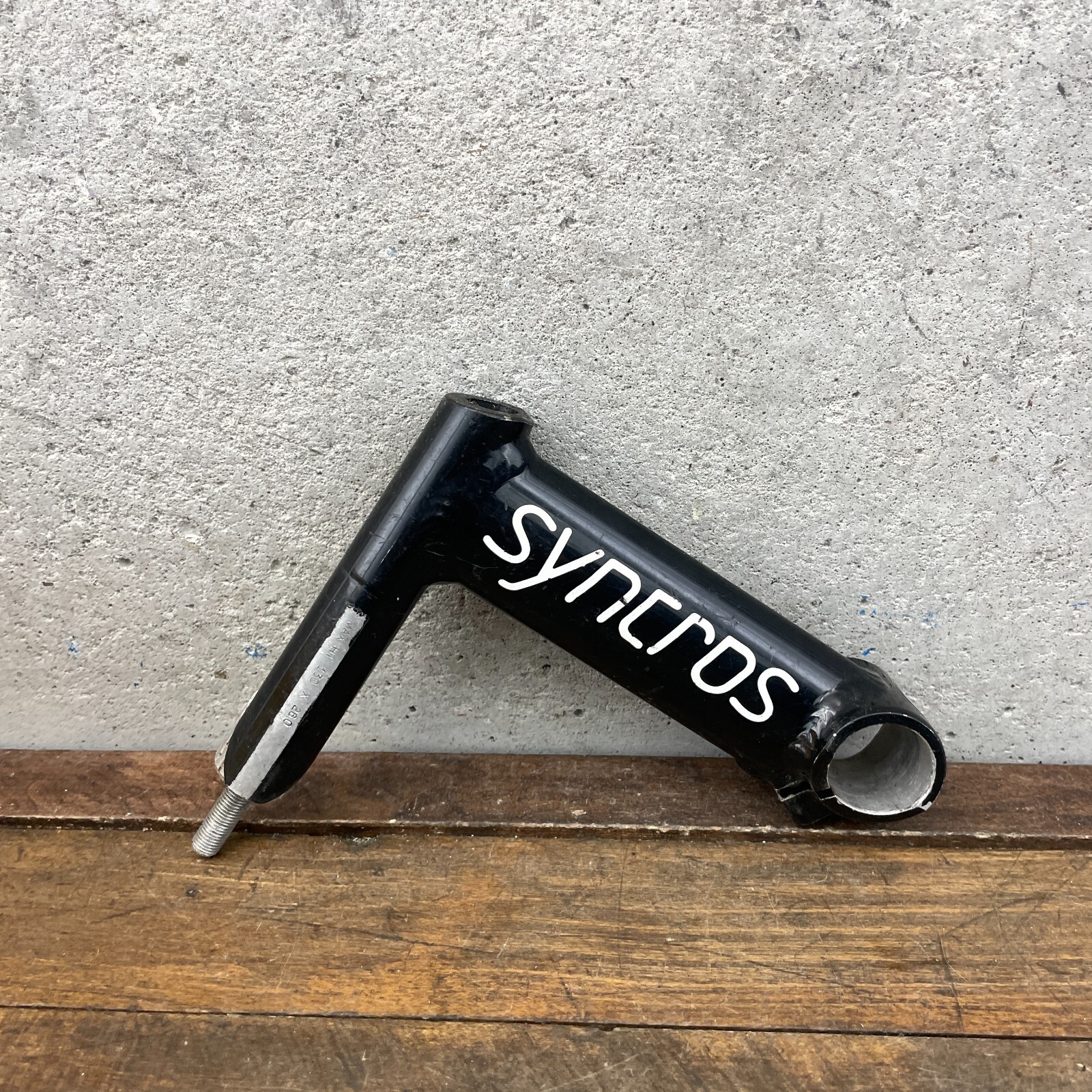 Vintage Syncros Stem 26.0 mm Road 130mm 1 in Quill Dirt Drop Vintage Syncros Stem 26.0 mm Road 130mm 1 in Quill Dirt Drop