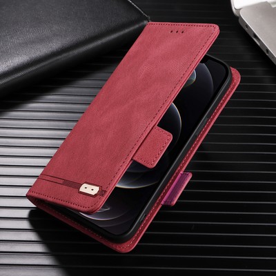 For Xiaomi Poco F6, Wallet Case Luxury Retro Flip Leather Card Slots Cover