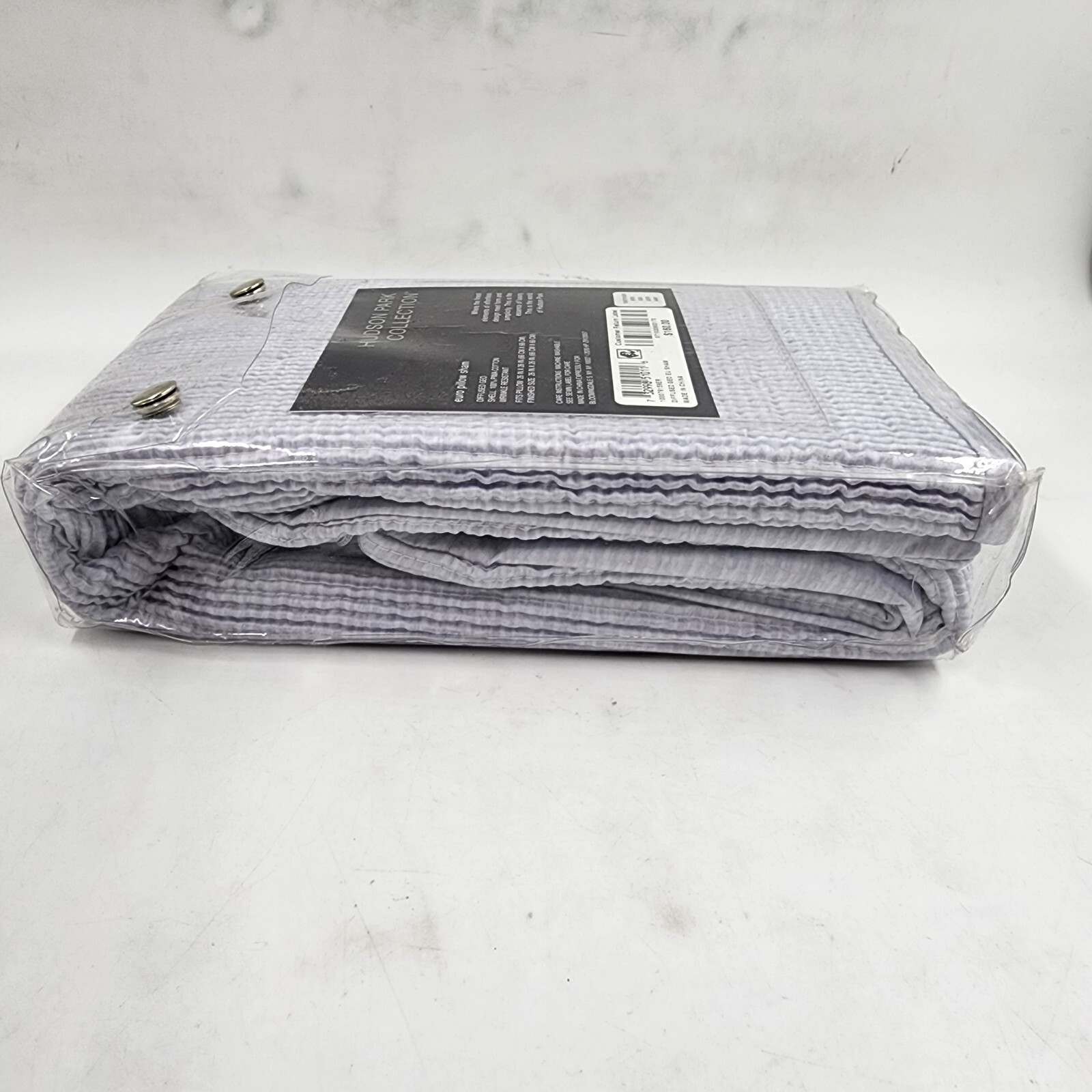 Hudson Park Collection Diffused Geo Euro Pillow Sham 26inx26in Gray Zip Closure+ - Picture 19 of 19