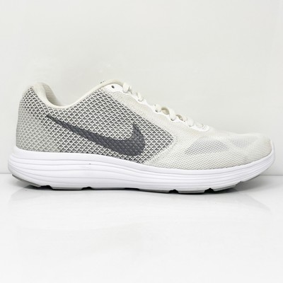 Nike Womens Revolution 3 819303-100 Белые кроссовки для бега Размер 8,5, Белый, Revolution 3