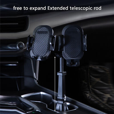 Double 360° Universal Mount Holder Car Stand Universal For Mobile Cell Phone