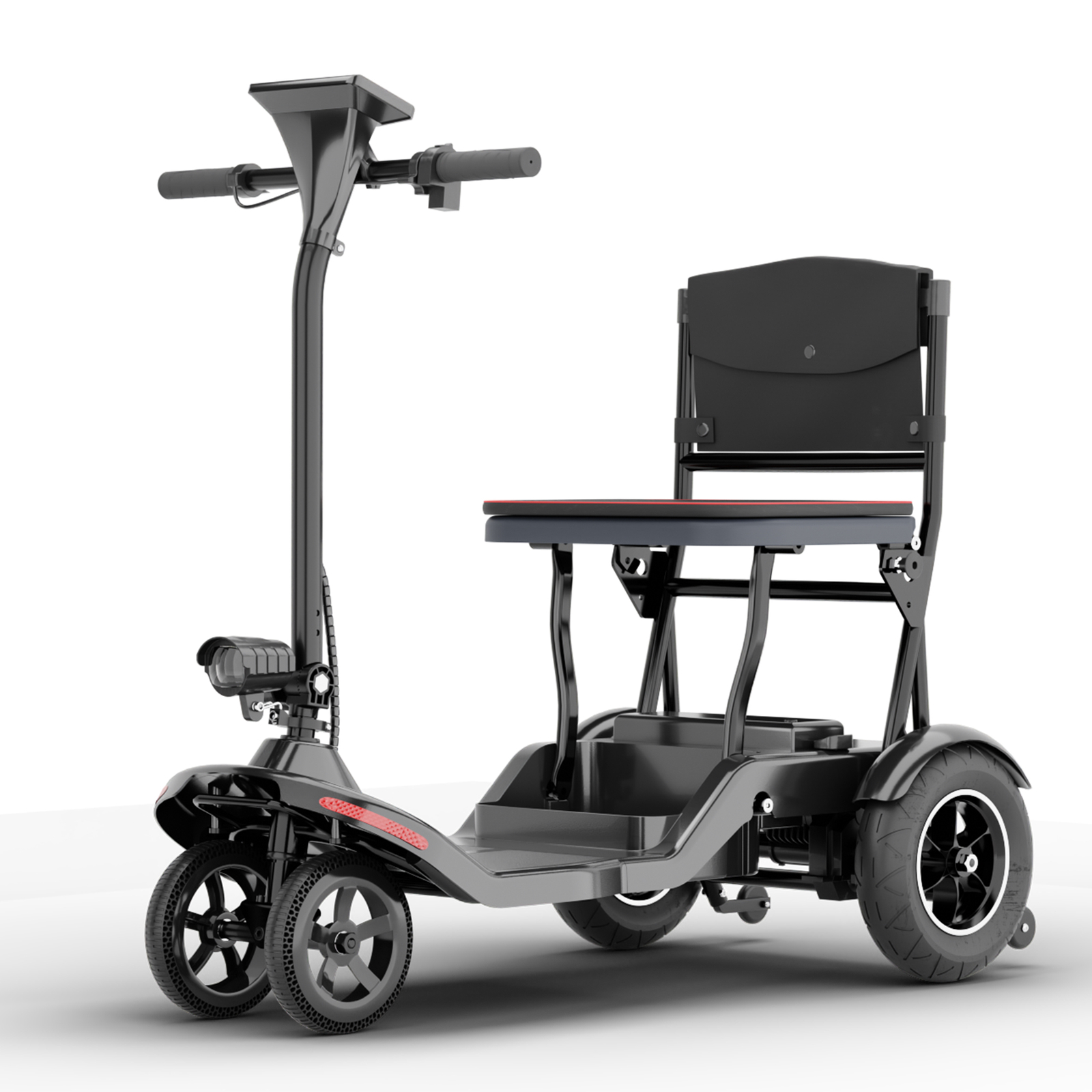 5MPH Foldable Electric Mobility Scooter For Seniors Motor Power 250W 5~6.2Miles