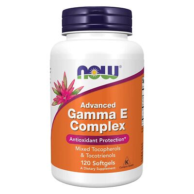 NOW FOODS Advanced Gamma E Complex - 120 Softgels