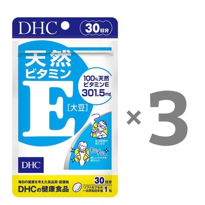 DHC Natural vitamin E supplement low-calorie Keeps young Japan 90Day 90tablet