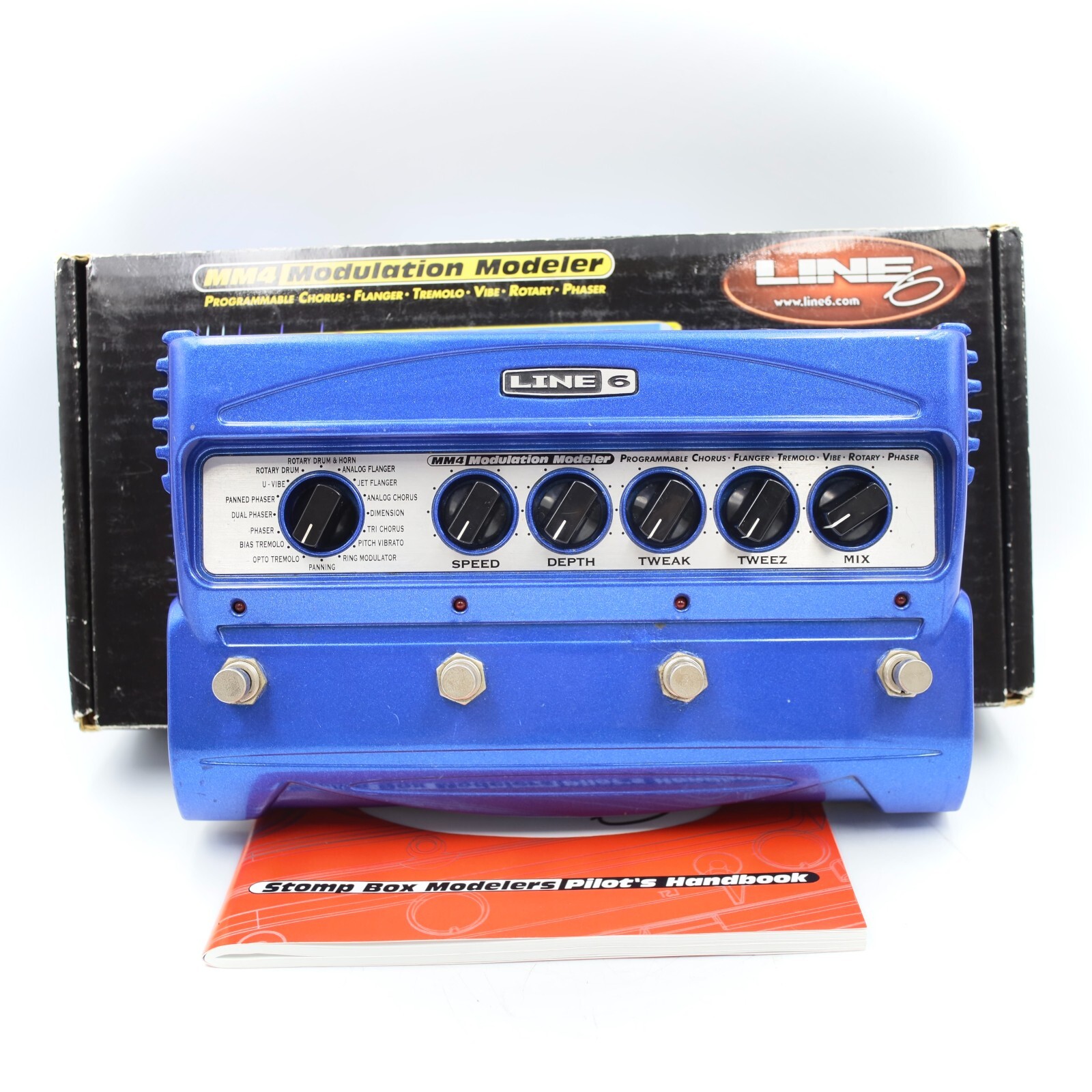 Line6 MM4 Modulation Modeler With Original Box Guitar Effect