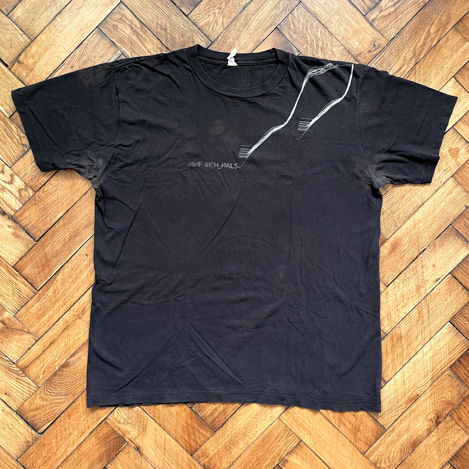 ミュージシャン Nine inch nails 2005 vintage tee D8AD0E15-73CE-4B38-BD25-