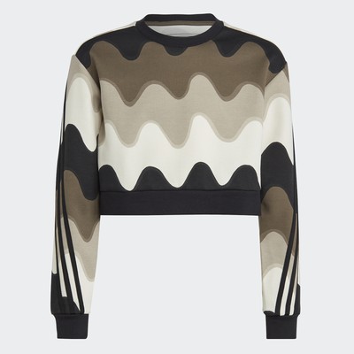 

Хлопковая толстовка с принтом adidas x Marimekko со сплошным принтом