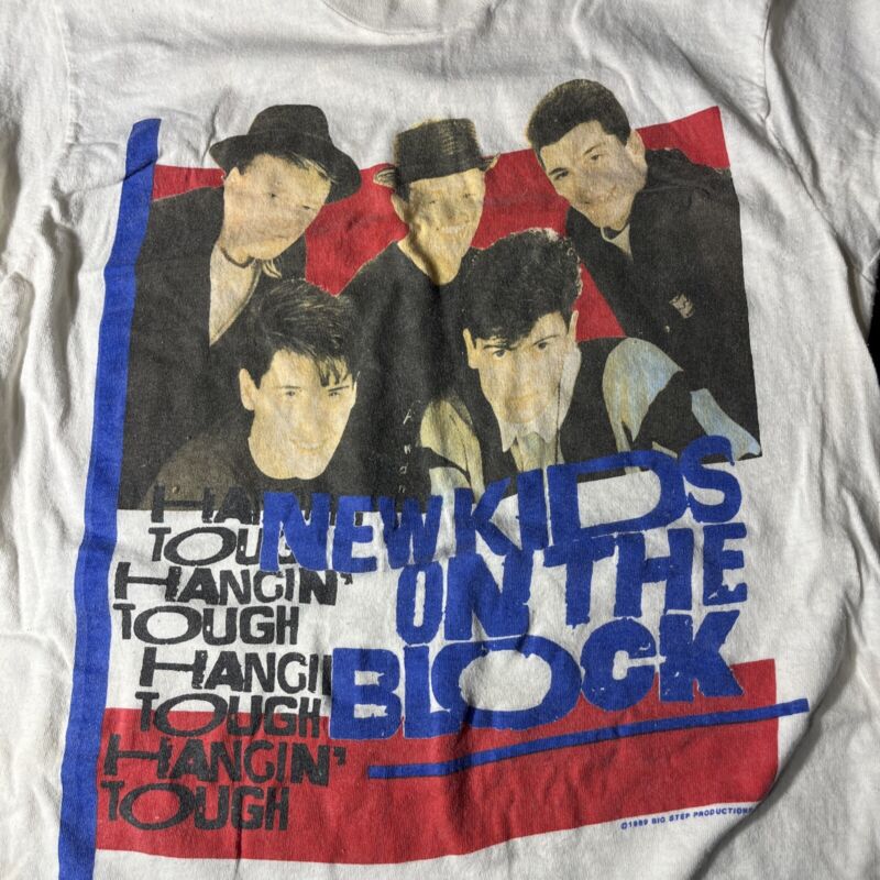 NKOTB Vintage Graphic T-Shirt, Collectible, Medium 38-40, Hangin
