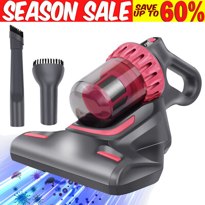 Handheld Mite Remover Home Bed Mattress Vacuum Sofa Cleaner Charging UV Cleaner
