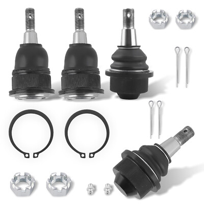 Front Upper Lower Ball Joints for Chevy GMC Silverado Sierra 2500 HD 2001-2010
