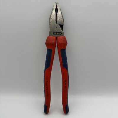 Knipex 9'' Lineman's Combination Pliers w Comfort Grips High Leverage 0202225