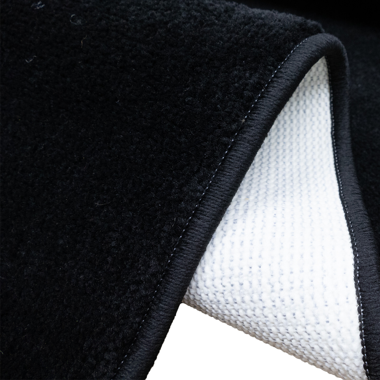 Custom Size Euro Collection Black Color Medium Pile Washable Non Slip Runner Rug