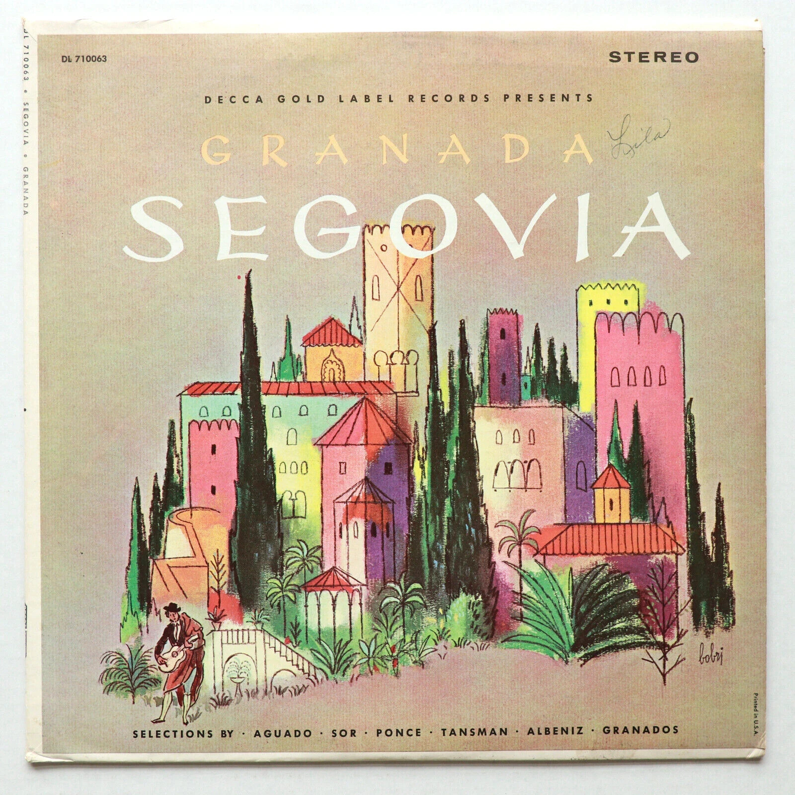 DECCA  クラシックCD Segovia – Granada – DL 710063 - 1963 - 12