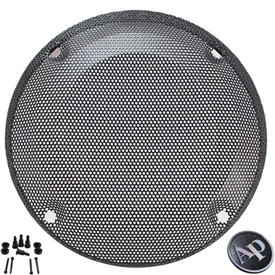 Audiopipe 12''Universal Subwoofer Grill in Black for Tall Surround Subwoofers