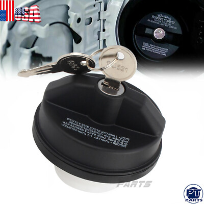 New Locking Gas Cap With Keys For Fuel Tank Stant 10504 for Toyota GMC Chevrolet