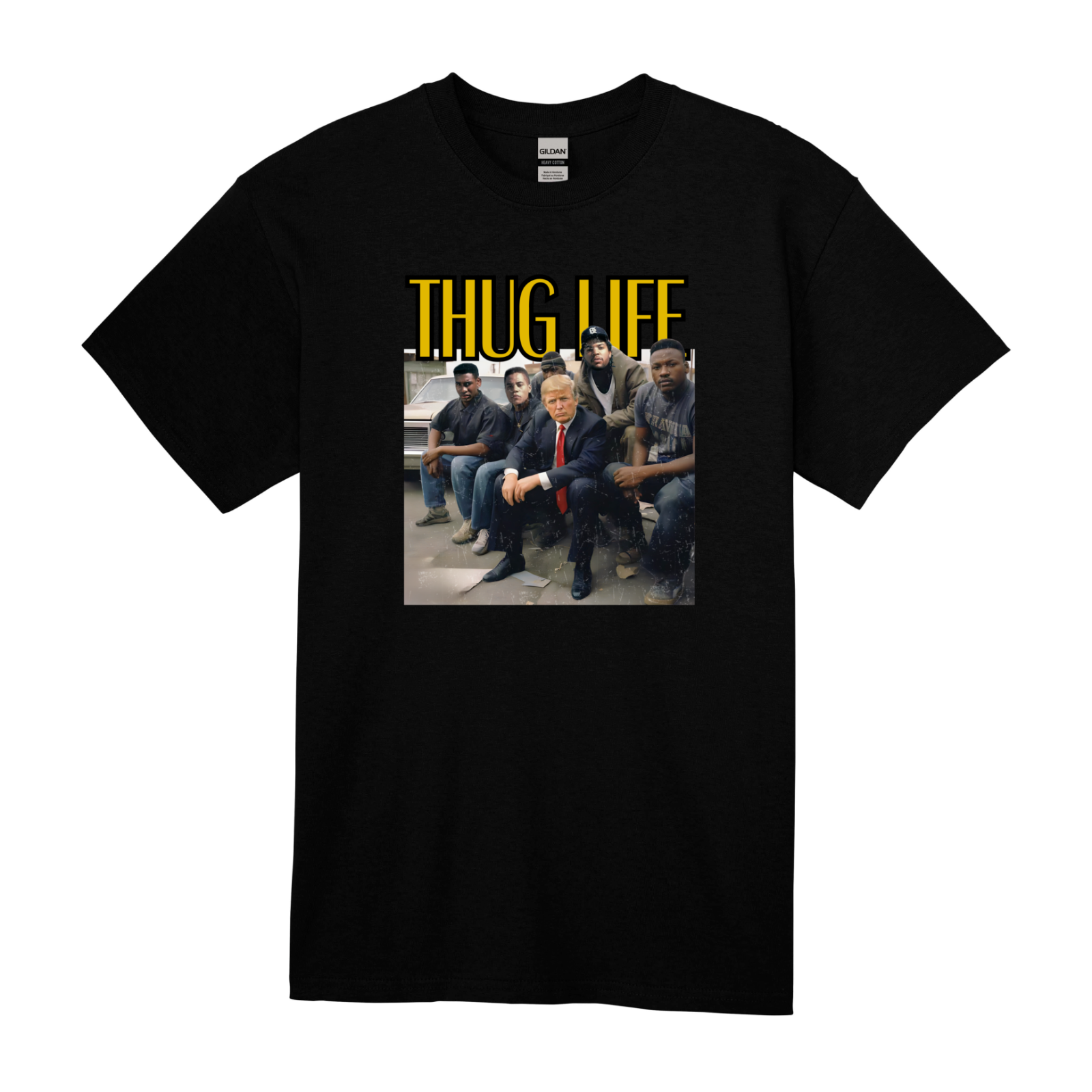 Thug Life Trump Shirt Cotton T-Shirt - S,M,L,XL,XXL, 3XL Menswear Casual Unisex