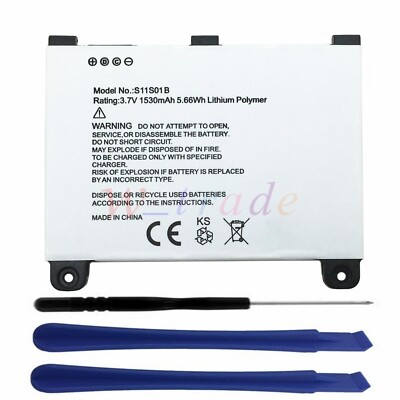 New Battery S11S01B For Amazon Kindle 2 D00511 Kindle DX D00801 DXG S11S01A