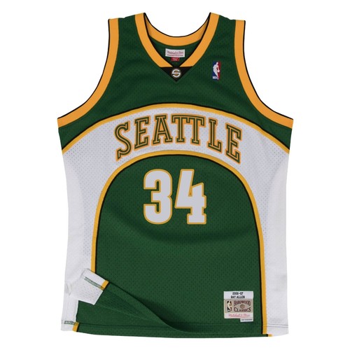 Мужское Mitchell & Ness NBA Swingman Jersey Seattle Supersonics 2006 Рэй Аллен