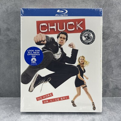 Chuck - The Complete Third Season 3 (Blu-ray, 2010, 4-Disc Set) Zachary Levi NEW