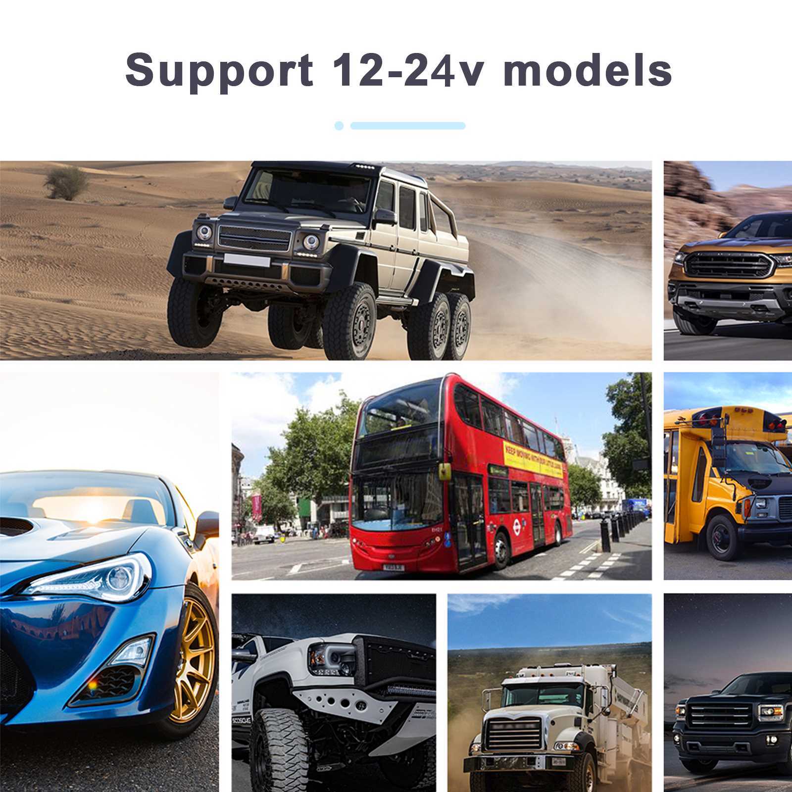 7" Portable Wireless Apple Carplay Car Stereo Android Auto BT Touch Screen Radio