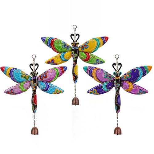 Roots & Shoots Dragonfly Bright Colour Wind Chime (Single) Assorted Designs