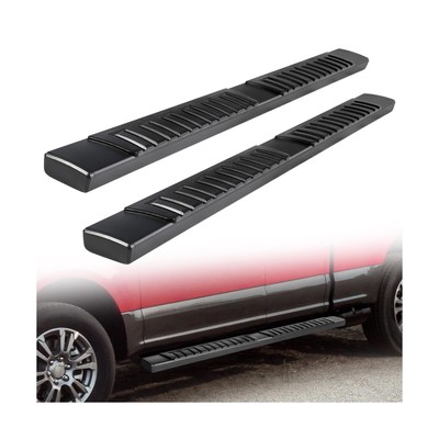 Running Boards Compatible with Ford F-150 - Side Step Rails Nerf Bars (Matte ...