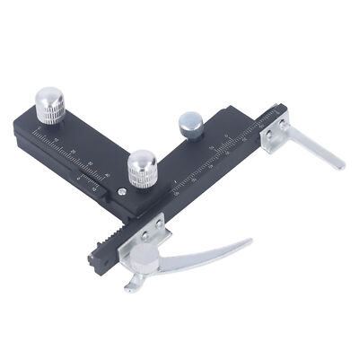 Microscope Movable Caliper Ruler Accessory Mechanical X Y Movable Stage W/ Scale