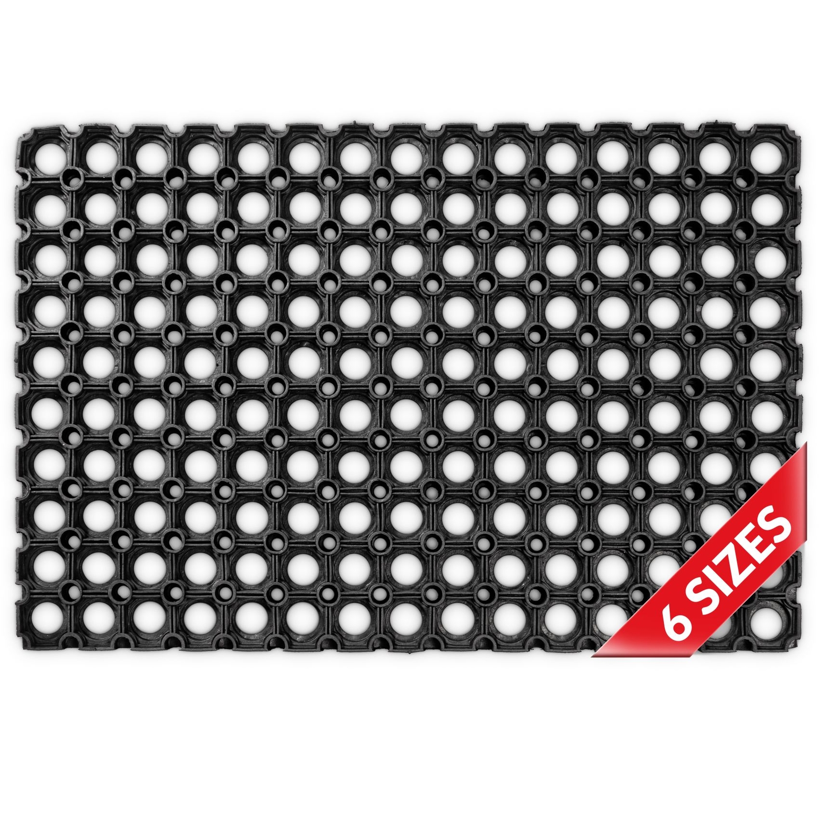 Ringgummimatte Gummimatte Ringmatte Wabenmatte mit Lochmuster Paddockmatte ANRO