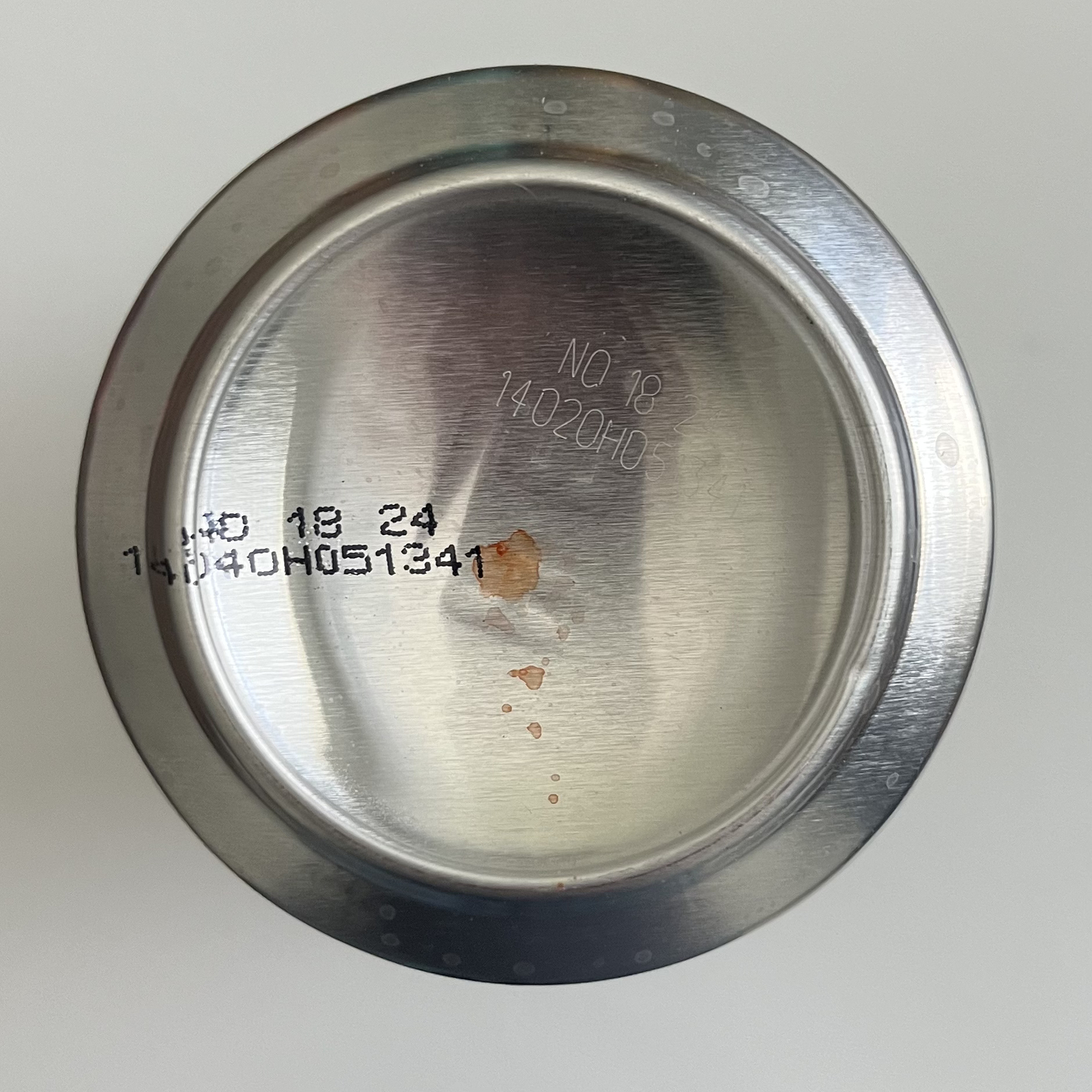 Unopened can of apple Bubly (Canada, bilingual, hehe on the tab)