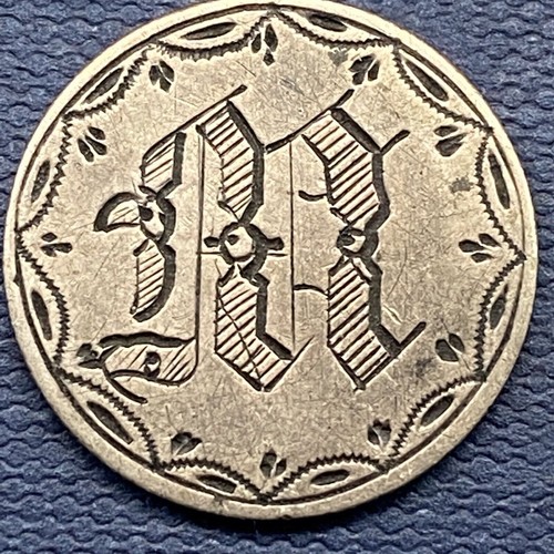 Love Token “M“ on 1857 Seated Liberty Dime #54125 | eBay