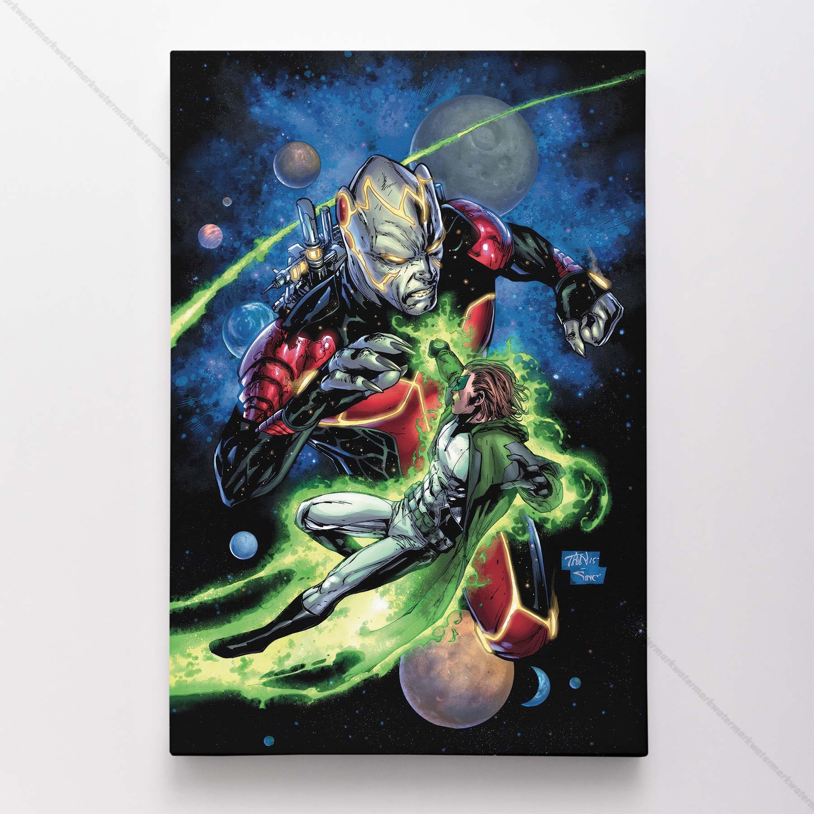 Green Latern Poster Canvas DC Comic Book Cover Art Print #59491