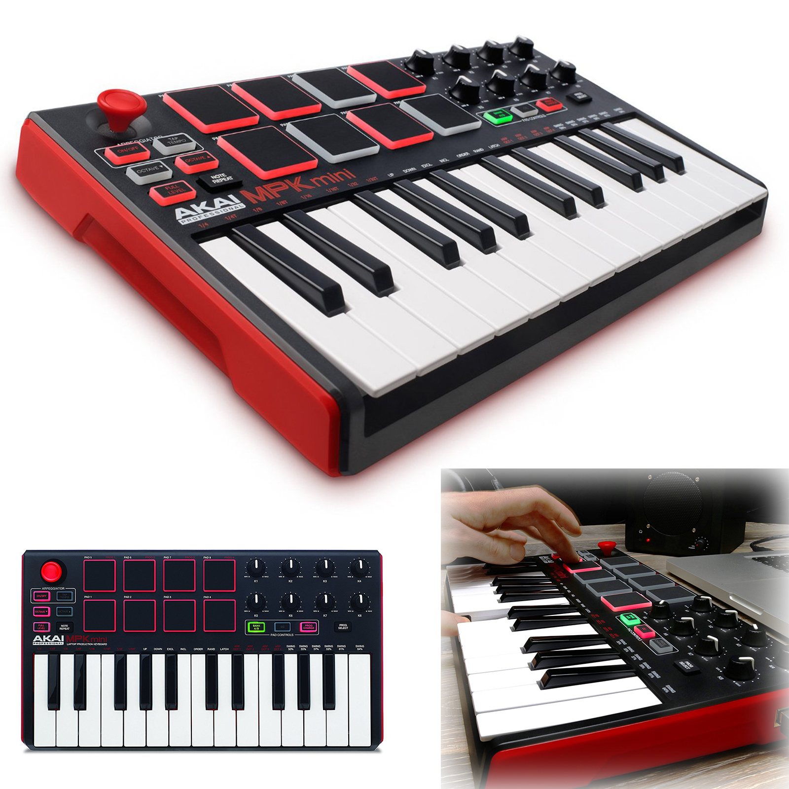 MIDI Controller Keyboard 25 Key USB Professional Piano