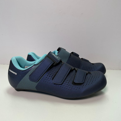 Women US 7.8 EU 40 Shimano RC100 Road Cycling Shoes Blue Hook Loop SHRC100W