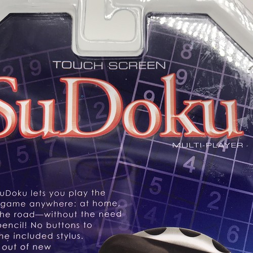 Excalibur Sudoku Touch Screen Game Multi-Player Stylus Handheld Electronic *NIP*